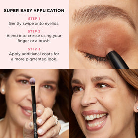 IT Cosmetics Superhero Eyeshadow Stick Glimmering Rose on model