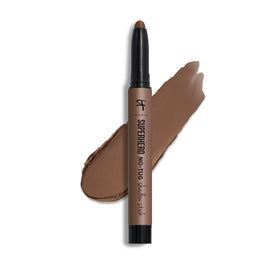 IT Cosmetics Superhero No-Tug Waterproof Eyeshadow Stick Confident Cocoa front view