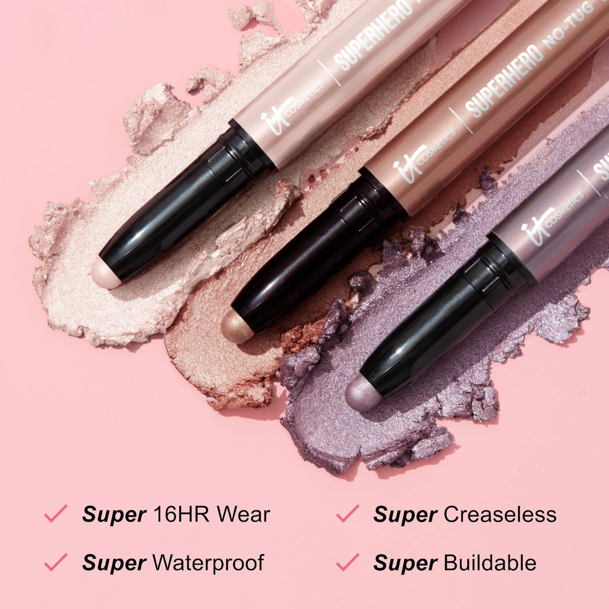 IT Cosmetics Superhero No-Tug Waterproof Eyeshadow Stick packaging
