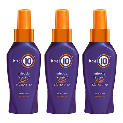 It's a 10 Haircare Miracle Leave-In for Blondes 3PC packaging front view