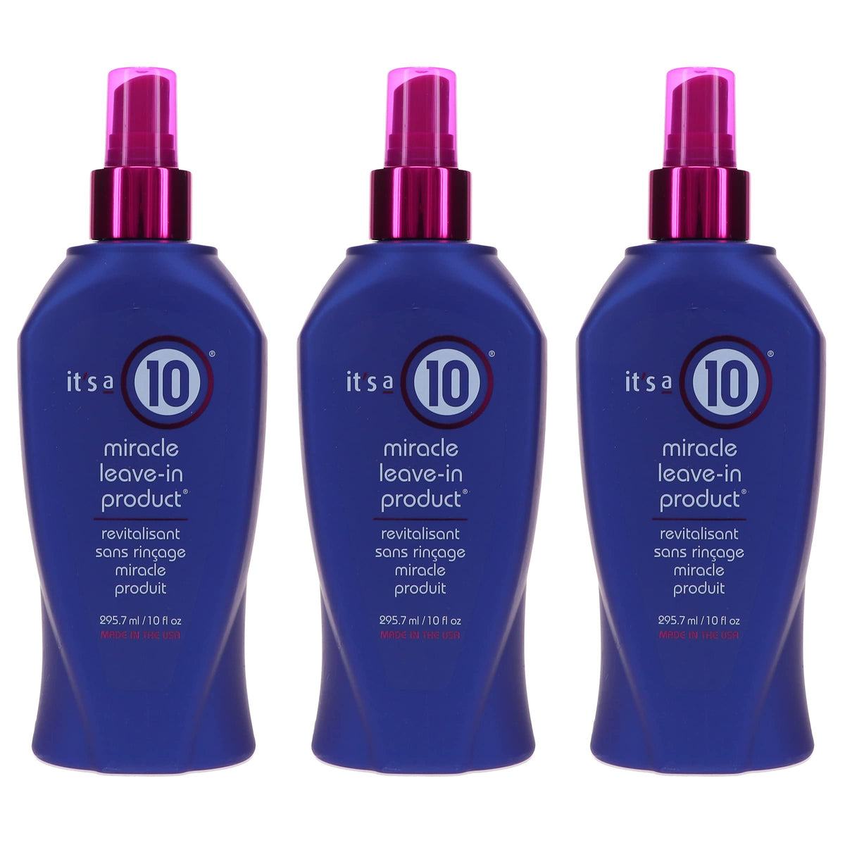 It's a 10 Haircare Miracle Leave-In front view