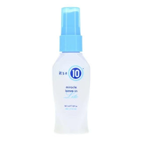 It's a 10 Haircare Miracle Leave-In Lite 2 fl. oz. bottle side view
