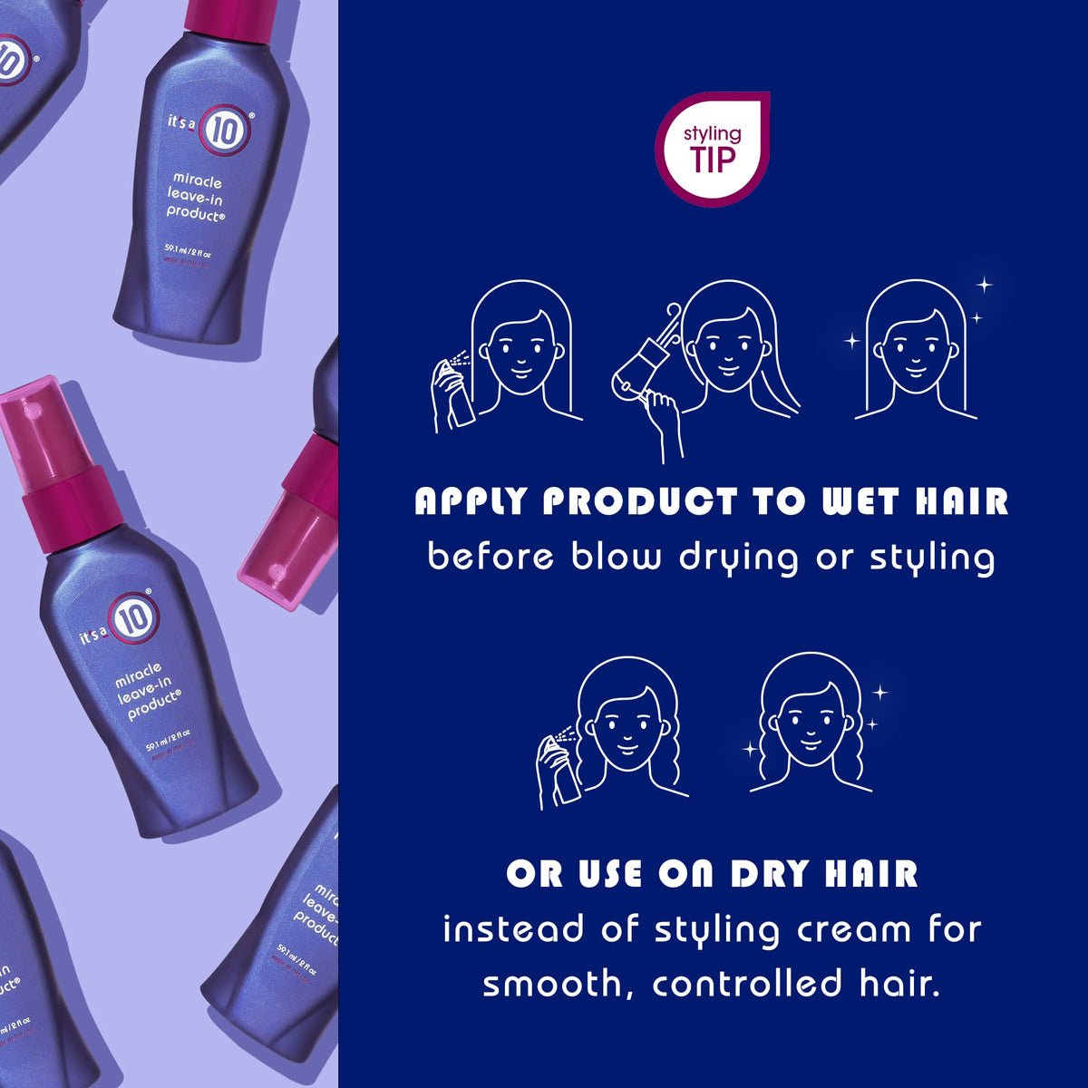 It's a 10 Haircare Miracle Leave-In Product 2 fl. oz. packaging