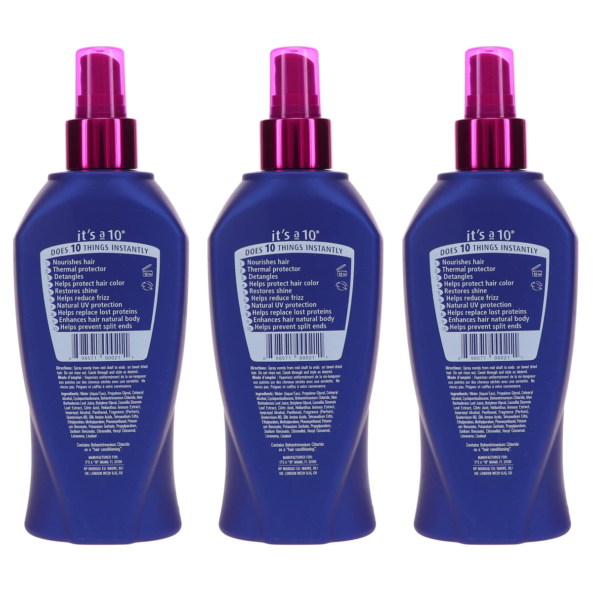 It's a 10 Haircare Miracle Leave-In with packaging