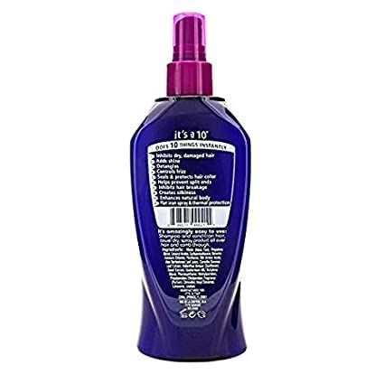It's a 10 Miracle Leave-In Product 10 Oz back view