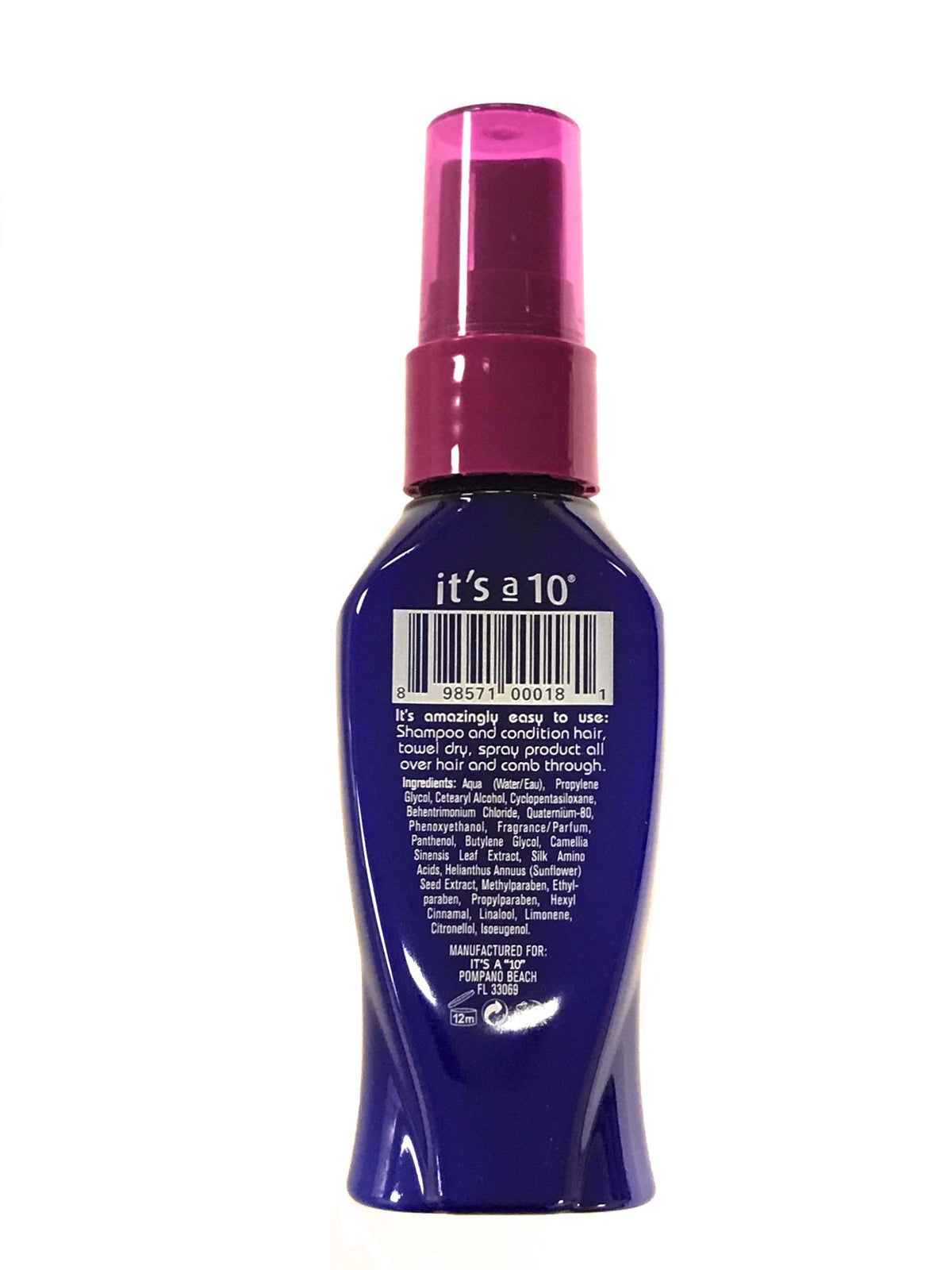 It's a 10 Miracle Leave-In Product 3 Pack 2 Oz packaging