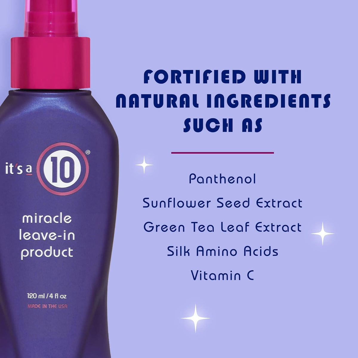 It's a 10 Miracle Leave-In Product 4 Oz ingredients list