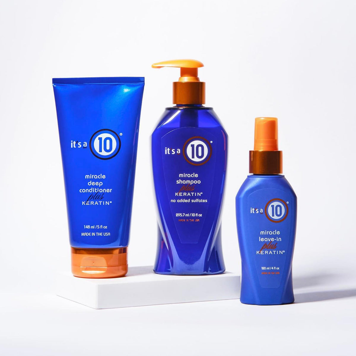 It's a 10 Miracle Shampoo Plus Keratin 10 Oz with ingredients list