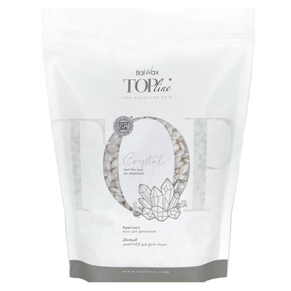 Italwax Top Line Crystal Hard Wax Beads 1.65 lb package front view
