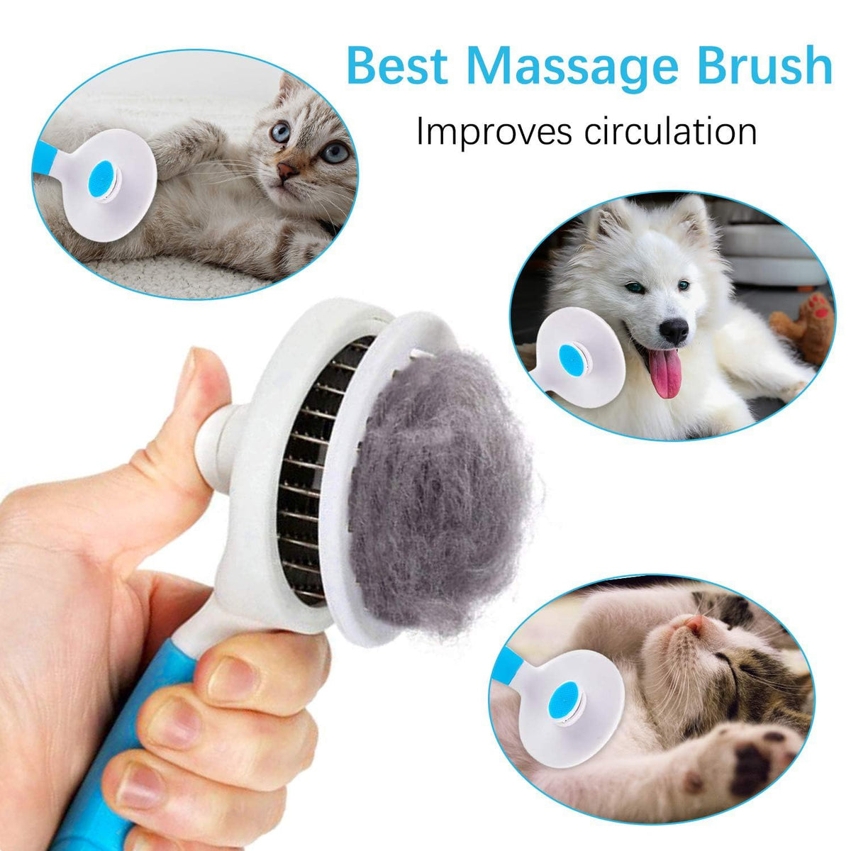 itPlus Self Cleaning Slicker Brush packaging front view