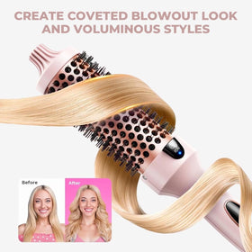 IUI Thermal Brush in pink colour with heat safe bristles