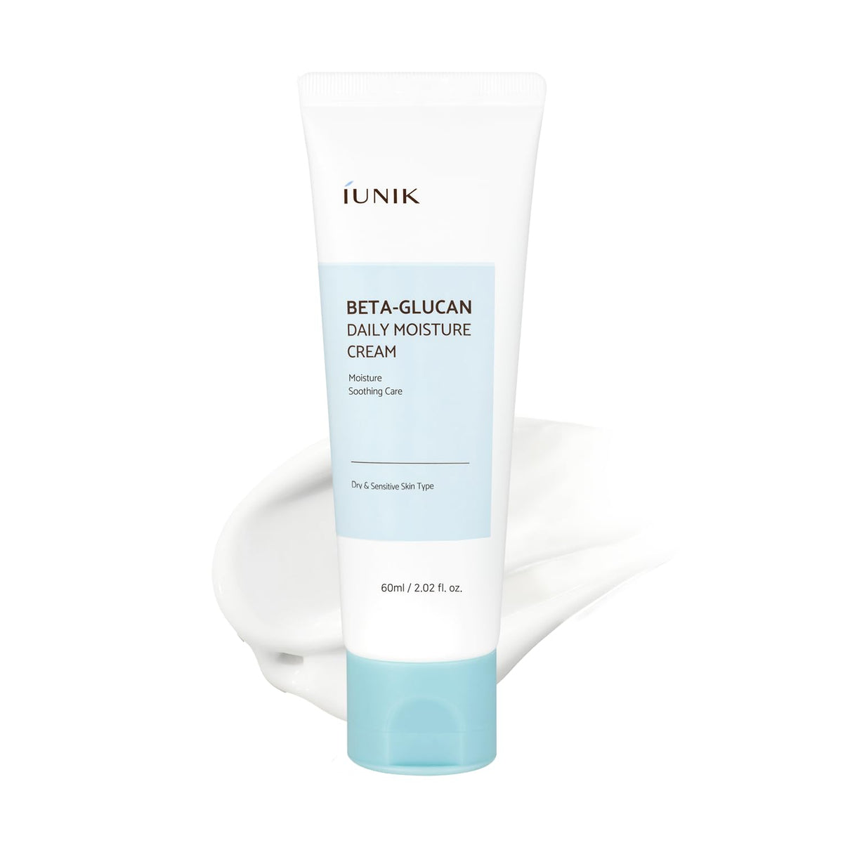 IUNIK Beta-Glucan Daily Moisture Cream front view 2.02 fl oz