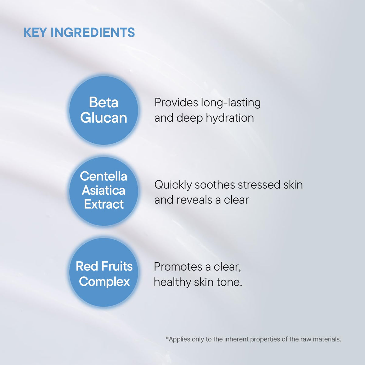 IUNIK Beta-Glucan Daily Moisture Cream ingredients list