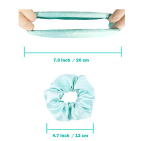 IVARYSS Satin Scrunchies packaging front view