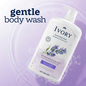 Ivory Body Wash 35 oz with ingredients list visible