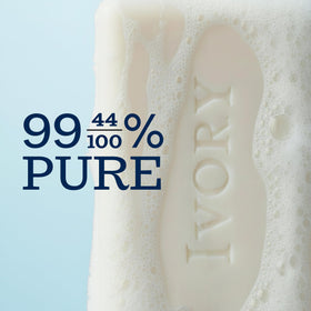 Ivory Gentle Bar Soap 3.17 oz in a bathroom setting