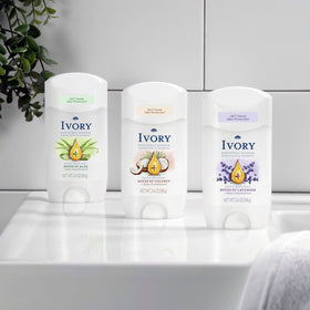 Ivory Gentle Deodorant Coconut Scent lifestyle scene
