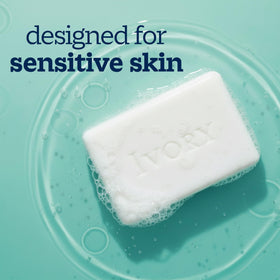 Ivory Sensitive Bar Soap individual bar close-up