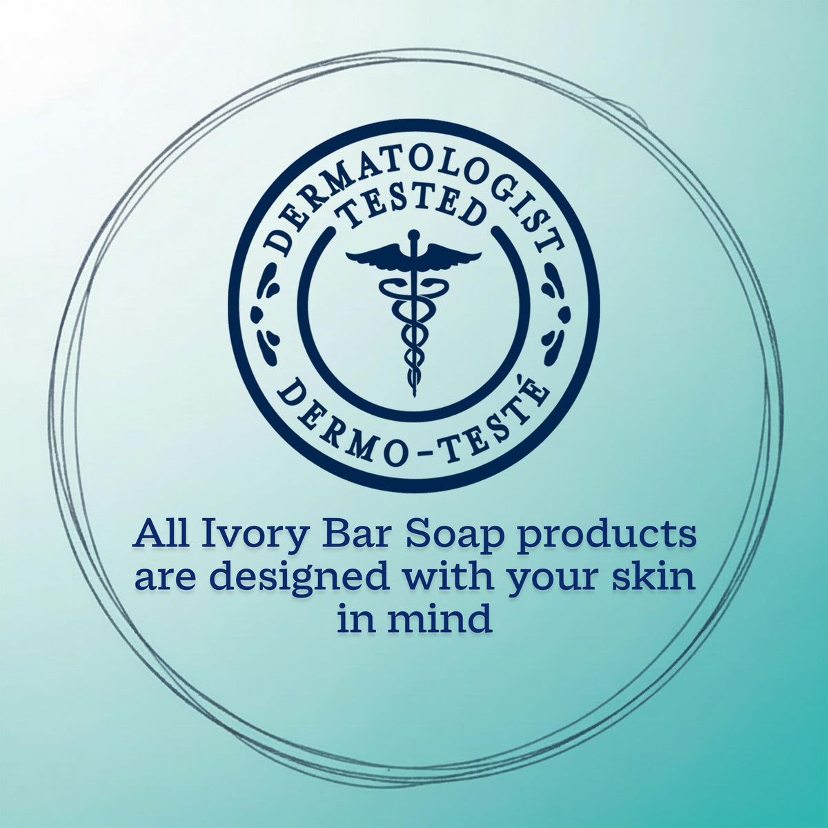Ivory Sensitive Bar Soap with water droplets