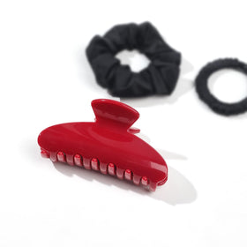 Ivyu Cherry Red Hair Claw Clip lifestyle scene
