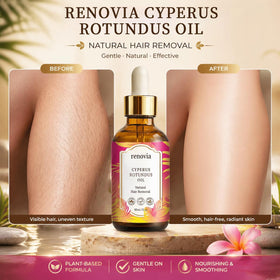 IYUWE Renovia Cyperus Rotundus Oil texture on skin