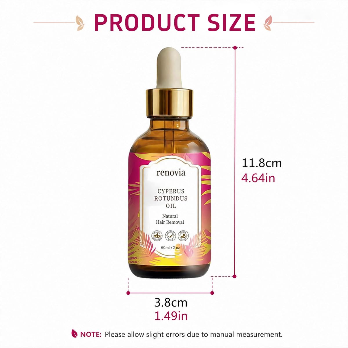 IYUWE Renovia Cyperus Rotundus Oil with fresh peppermint leaves