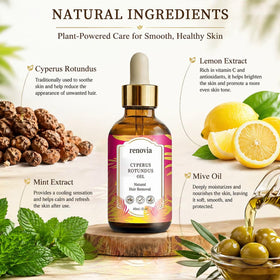 IYUWE Renovia Cyperus Rotundus Oil with natural ingredients