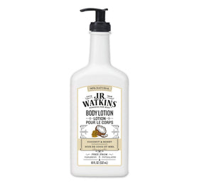 J.R. Watkins Daily Moisturizing Lotion front view with pump dispenser