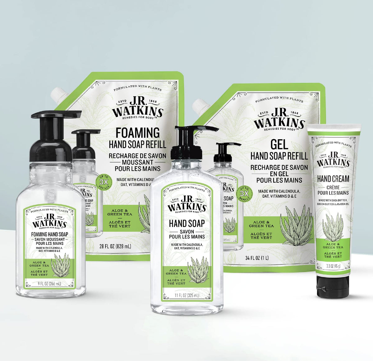 J.R. Watkins Gel Hand Soap ingredients list