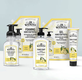 J.R. Watkins Gel Hand Soap Refill 34 fl oz Lemon back view