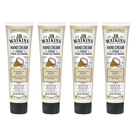 J.R. Watkins Hand Cream Coconut 3.3 Ounce front view