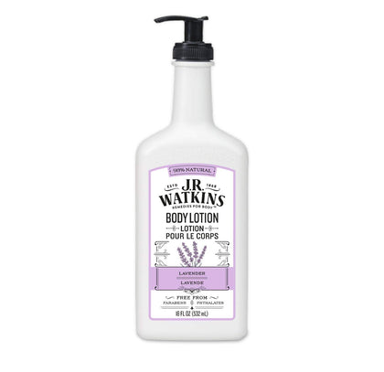 J.R. Watkins Lavender Moisturizing Body Lotion front view 18 fl oz