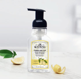 J.R. Watkins Moisturising Foam Hand Soap 3 Pack Lemon with shea butter hand cream