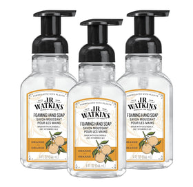 J.R. Watkins Moisturizing Foam Hand Soap 3 Pack orange front view