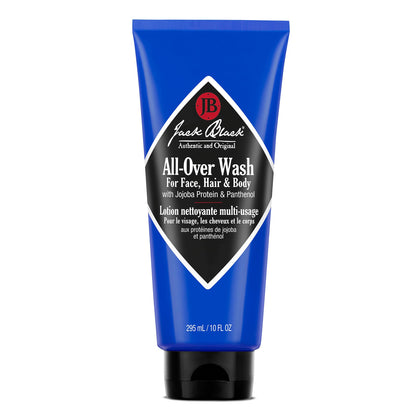 Jack Black All Over Wash 10 Fl Oz front view with citrus and mint scent