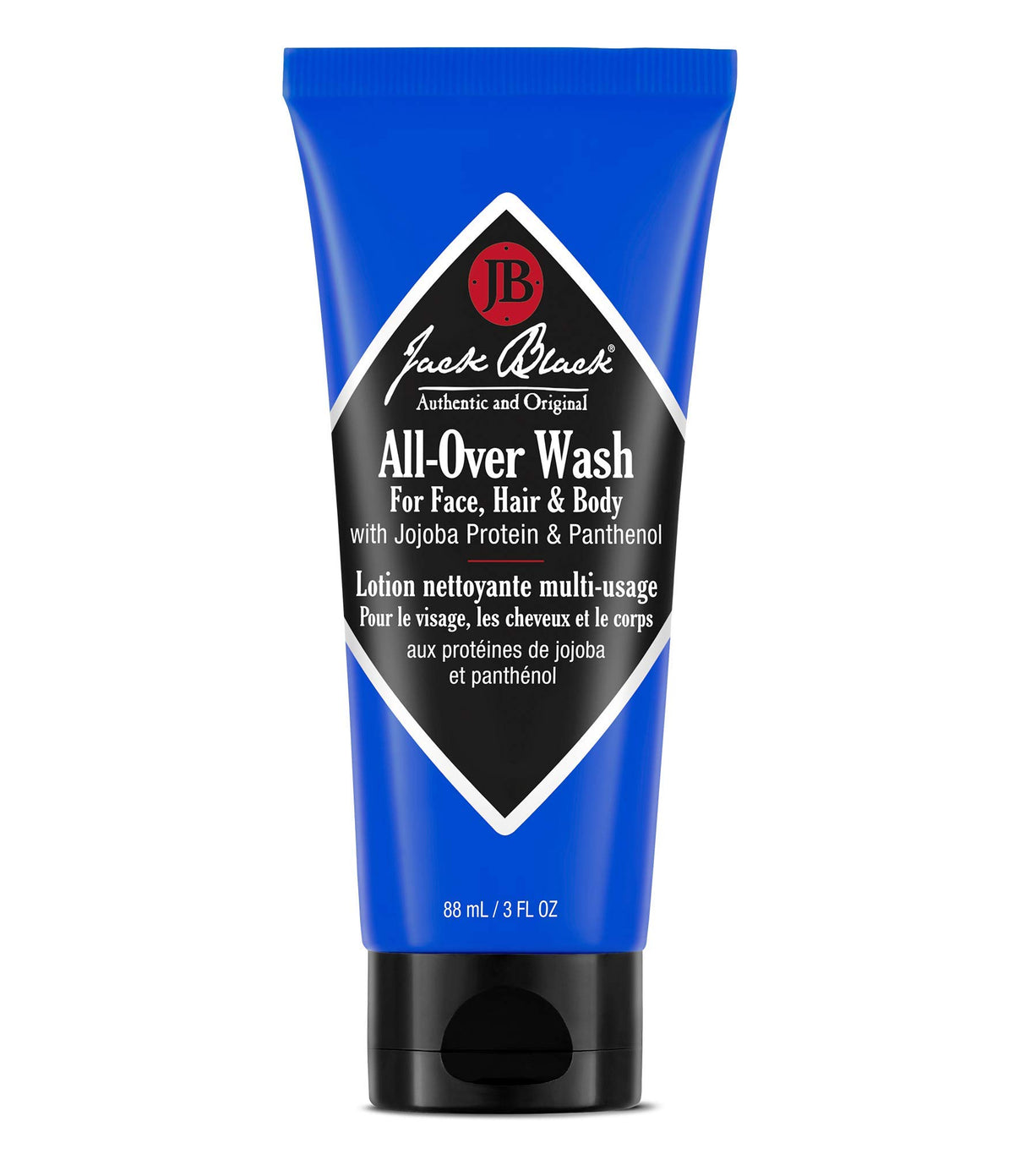 Jack Black All Over Wash 3 Fl Oz front view with Citrus, Mint & Oakmoss scent