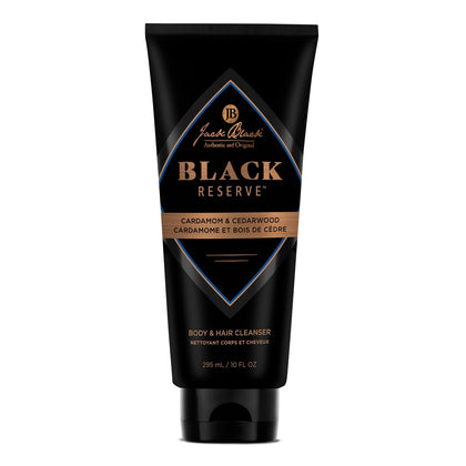 Jack Black Black Reserve Body & Hair Cleanser 10 Fl Oz front view