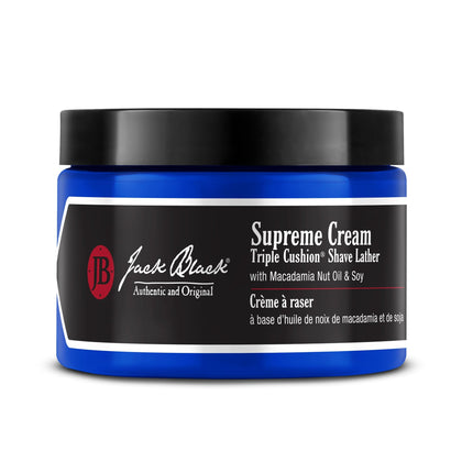 Jack Black Cream Triple Cushion Shave Lather front view
