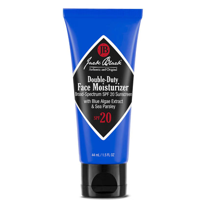 Jack Black Double Duty Face Moisturizer front view with SPF 20