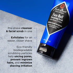 Jack Black Face Buff Energizing Scrub 3 fl oz texture close-up