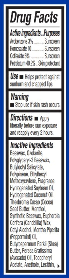 Jack Black Intense Therapy Lip Balm Shea Butter ingredient list