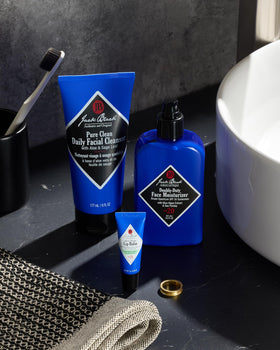 Jack Black Intense Therapy Lip Balm SPF 25 applied on lips