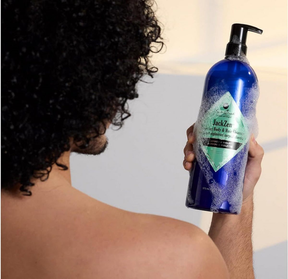 Jack Black JackZen body and hair cleanser with bamboo and violet scent