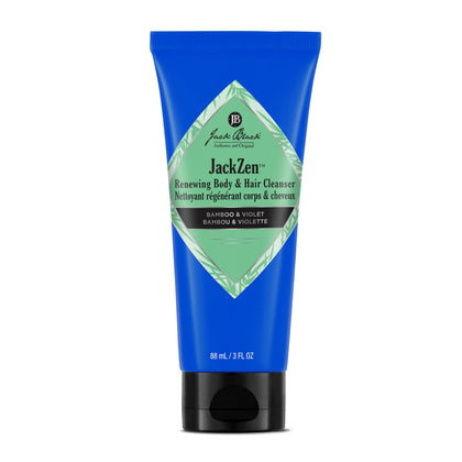 Jack Black JackZen Renewing Body & Hair Cleanser 3 oz front view