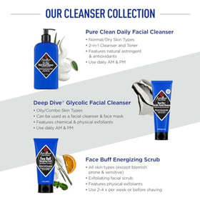 Jack Black Pure Clean Daily Facial Cleanser close-up of pump