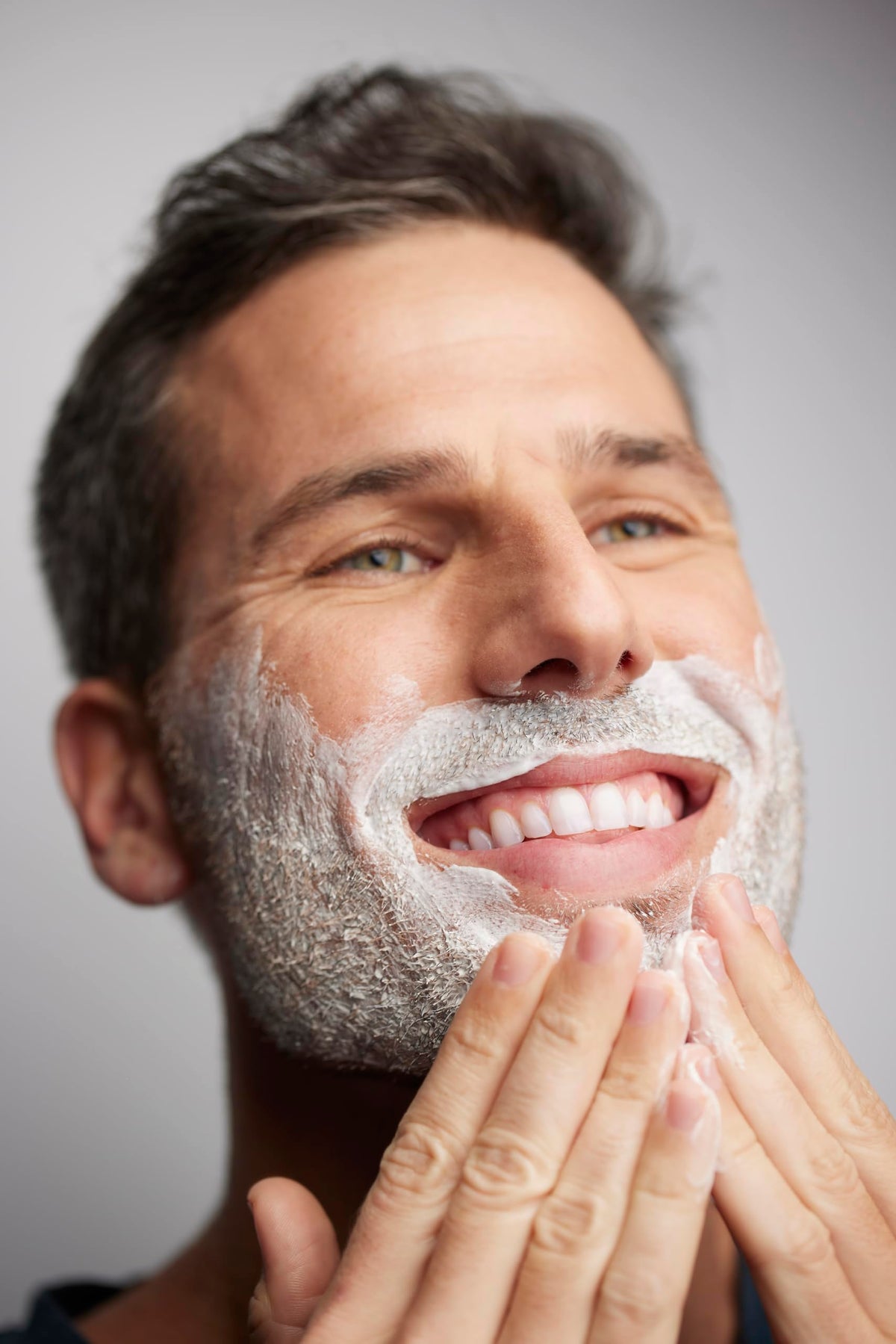 Jack Black Shave Lather 3-Pack packaging on a bathroom shelf