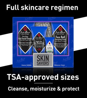 Jack Black Skin Saviors Set contents laid out on a white background