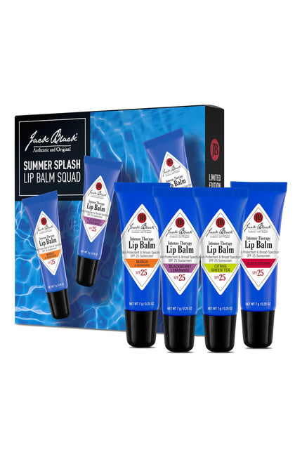 Jack Black Summer Splash Lip Balm Squad pack front view