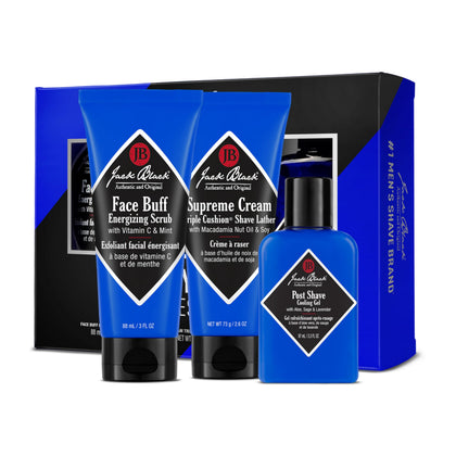 Jack Black Three You Need Shave Essentials Set front view