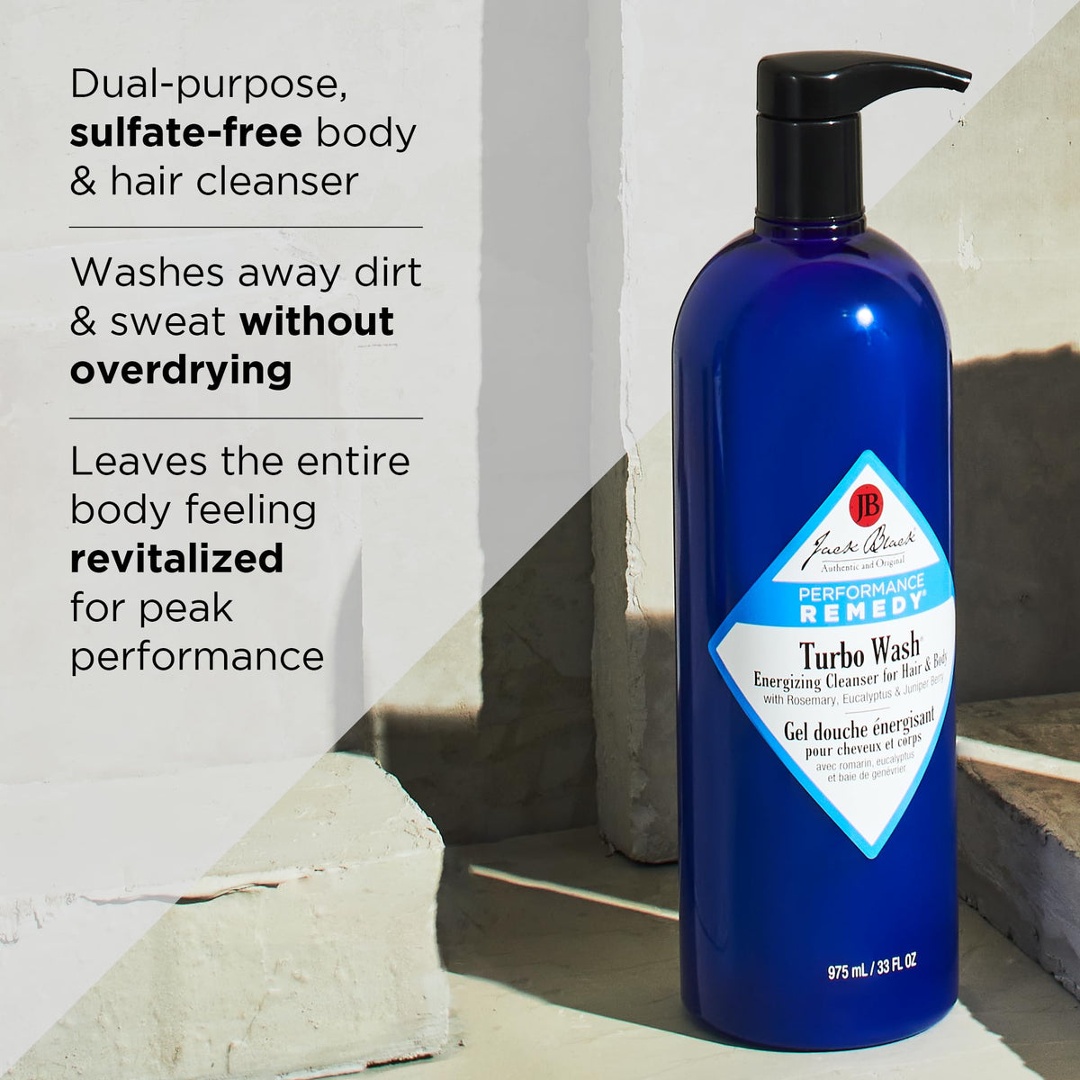 Jack Black Turbo Wash 10 Fl Oz packaging details